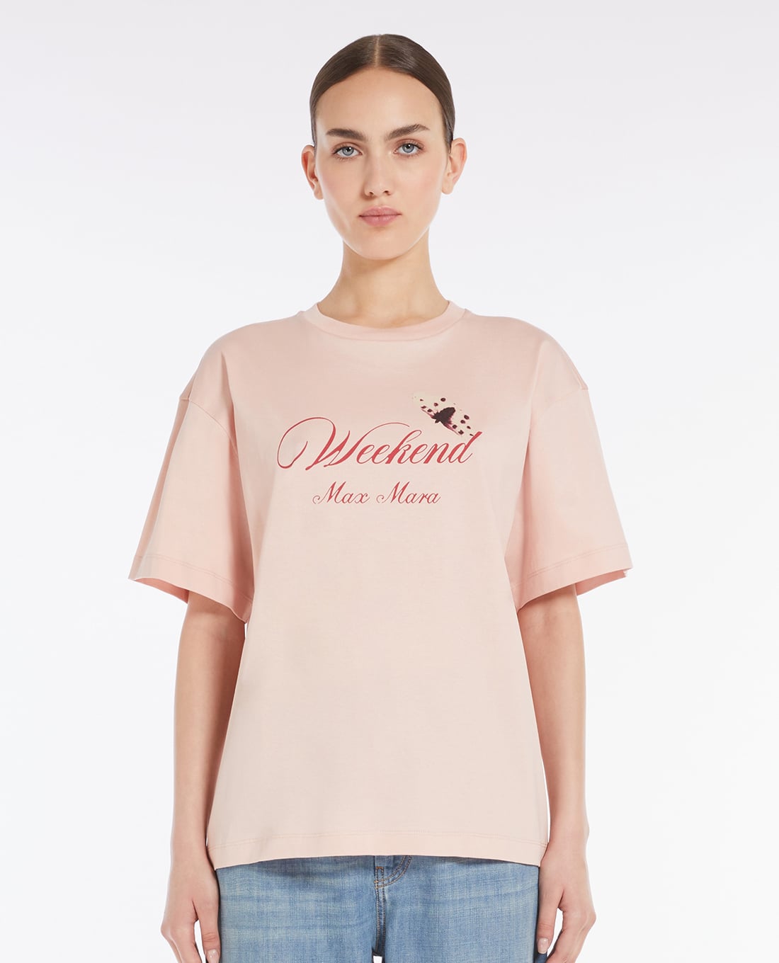 WEEKEND MAX MARA - Áo thun nữ cổ tròn tay ngắn Radura