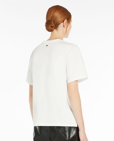  WEEKEND MAX MARA - Áo thun nữ cổ tròn tay ngắn Cabina 