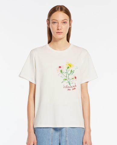  WEEKEND MAX MARA - Áo thun cổ tròn tay ngắn Bassano 