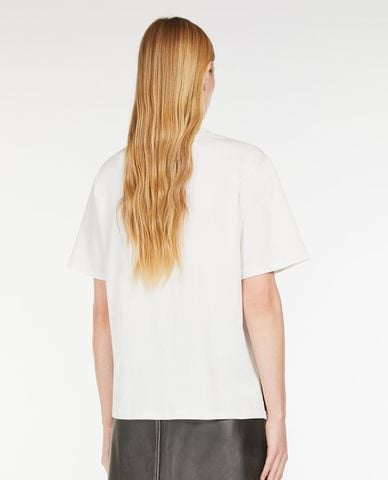  WEEKEND MAX MARA - Áo thun nữ cổ tròn tay ngắn Barbano 