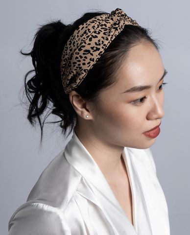  CECI - Băng đô cài tóc nữ bản dày bọc vải thời trang 