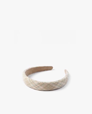  CECI - Băng đô cài tóc nữ bọc vải đính đinh tán thời trang 