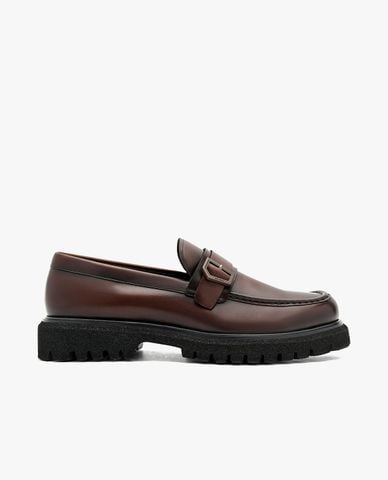  PEDRO - Giày lười nam mũi tròn Taper Leather 