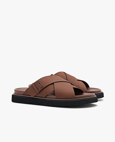  PEDRO - Dép nam quai chéo bản rộng Dennis Cross 