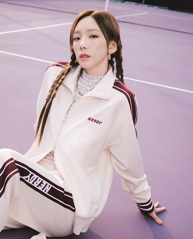  NERDY - Áo khoác thể thao unisex tay dài cổ bẻ phom suông Palette Track 