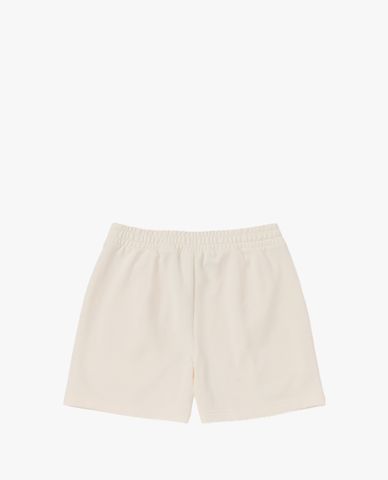  NERDY - Quần short ngắn nữ lưng thun Curlsive Logo 