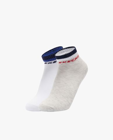 SKECHERS - Pack 2 đôi vớ bé trai cổ cao phối logo 