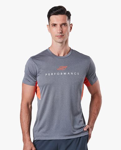  SKECHERS - Áo thun thể thao nam tay ngắn thời trang 