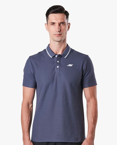  SKECHERS - Áo polo nam tay ngắn hiện đại 