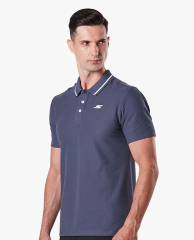  SKECHERS - Áo polo nam tay ngắn hiện đại 