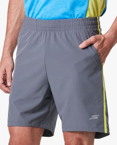  SKECHERS - Quần short chạy bộ nam lưng thun thời trang 