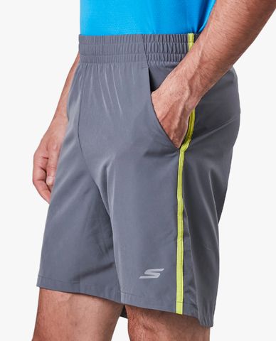  SKECHERS - Quần short chạy bộ nam lưng thun thời trang 