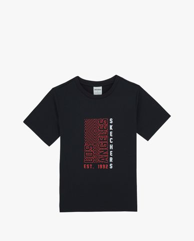  SKECHERS - Áo thun bé trai cổ tròn tay ngắn Los Angeles 