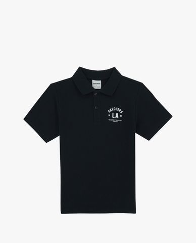  SKECHERS - Áo polo bé trai cổ bẻ tay ngắn Los Angeles 
