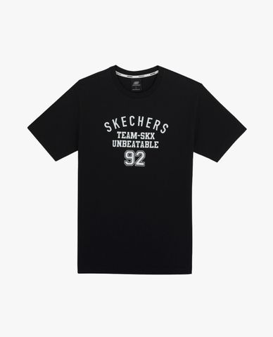  SKECHERS - Áo thun nam cổ tròn tay ngắn Athletics 