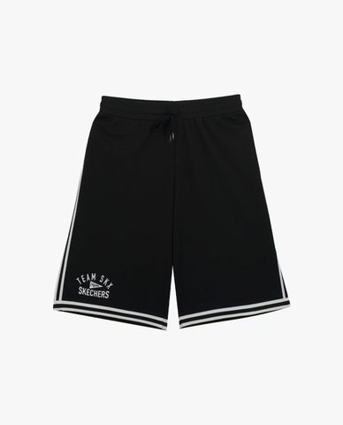  SKECHERS - Quần short tập luyện nam lưng thun Athletics 