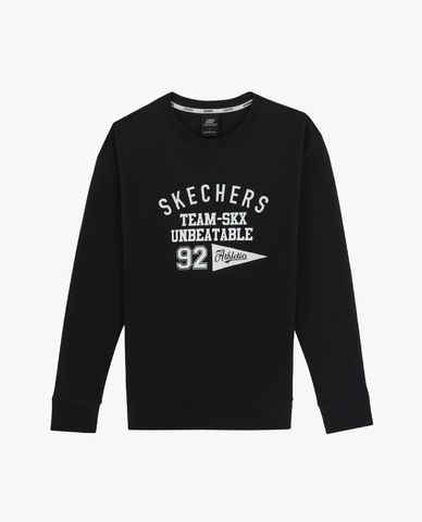  SKECHERS - Áo sweatshirt nam cổ tròn tay dài Pullover 