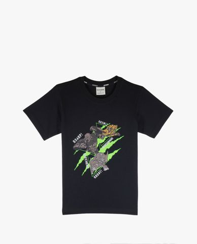  SKECHERS - Áo thun bé trai cổ tròn tay ngắn Transformer 