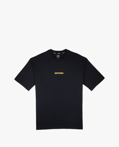  SKECHERS - Áo thun unisex cổ tròn tay ngắn Transformer 