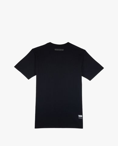  SKECHERS - Áo thun unisex cổ tròn tay ngắn đơn giản 