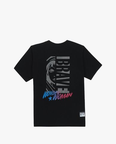  SKECHERS - Áo thun nữ cổ tròn tay ngắn DC Collection 