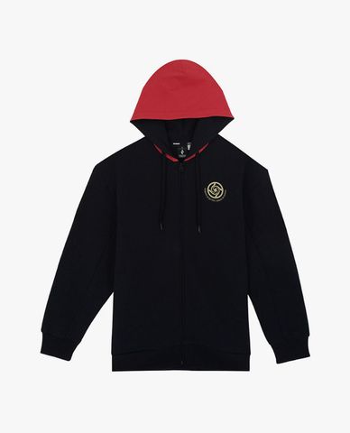  SKECHERS - Áo hoodie nam phối mũ tay dài Jujutsu Kaisen 