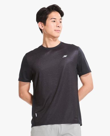  SKECHERS - Áo thun thể thao nam cổ tròn tay ngắn Performance 