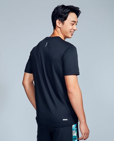  SKECHERS - Áo thun nam thể thao cổ tròn tay ngắn năng động 