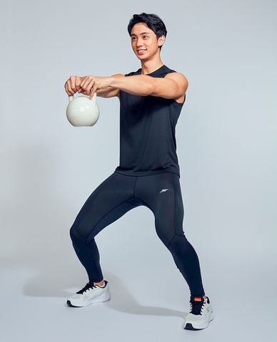  SKECHERS - Quần leggings thể thao nam Knit Long Tight 