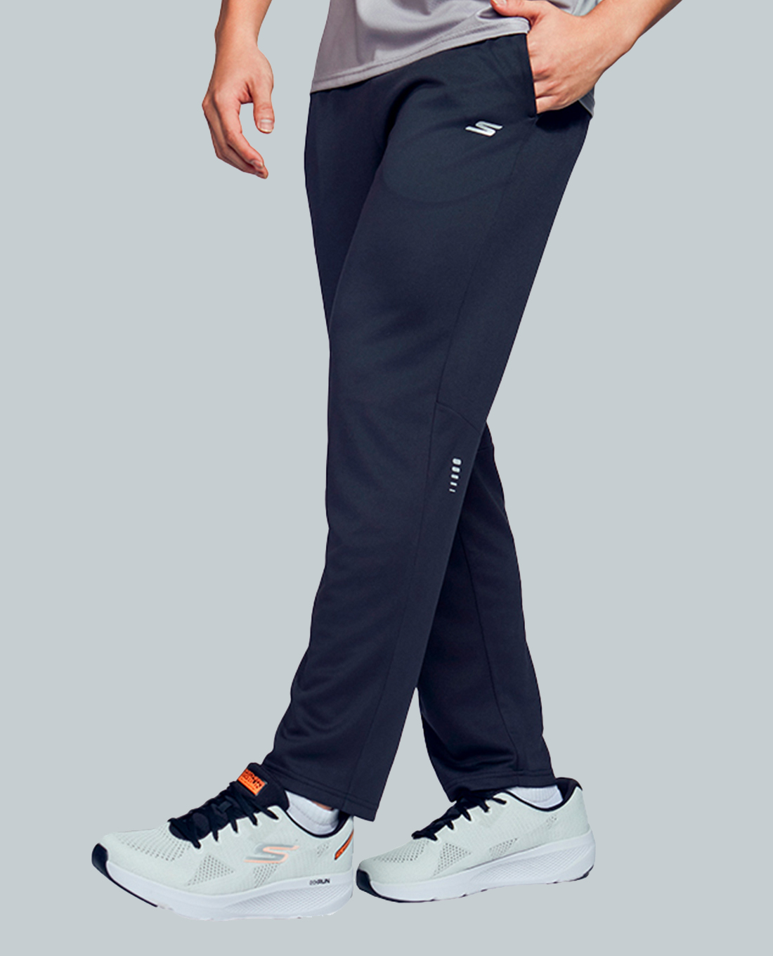 SKECHERS - Quần dài tập luyện nam lưng thun năng động