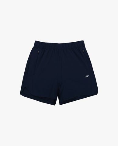  SKECHERS - Quần short tập luyện nữ lưng thun Court 