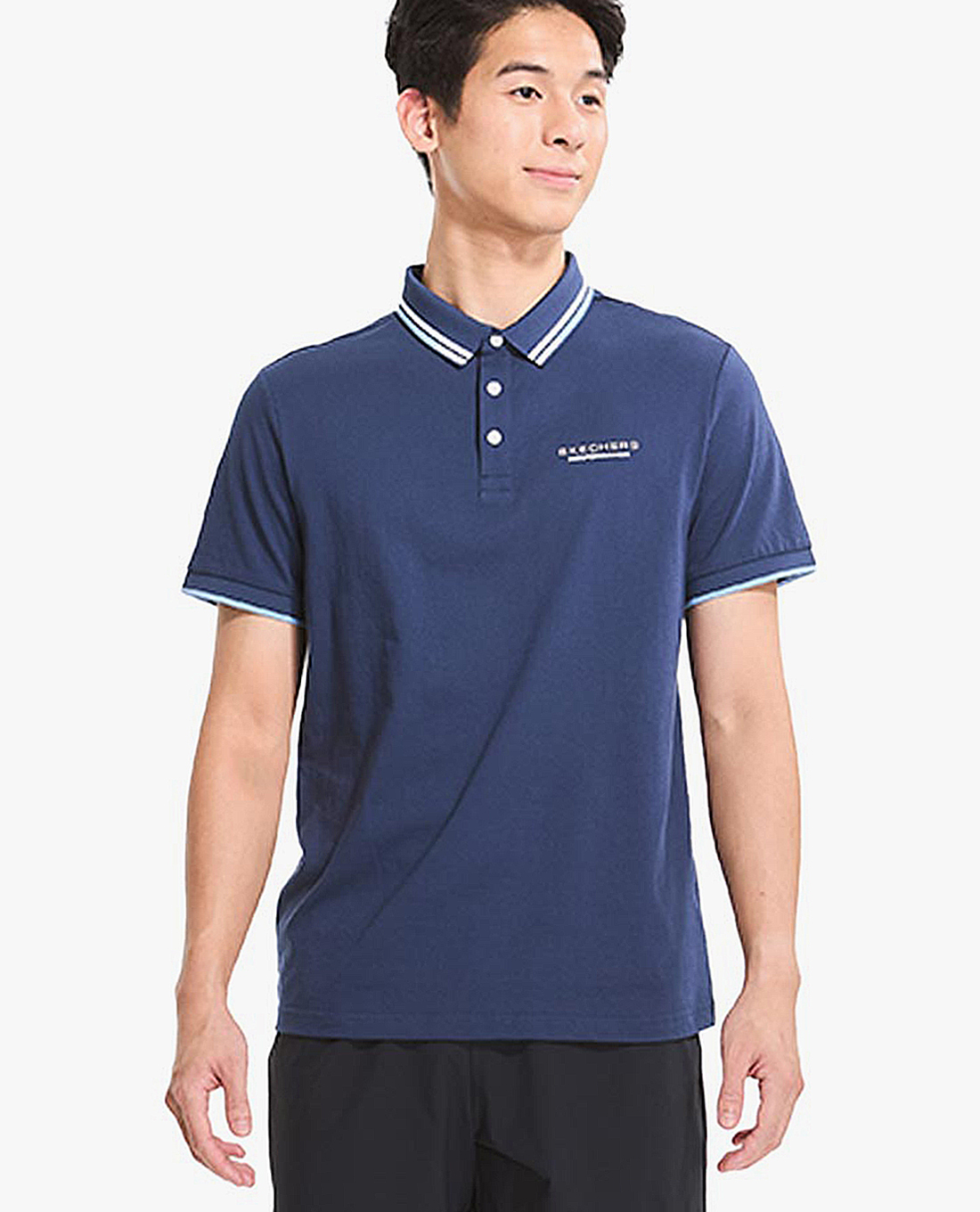 SKECHERS - Áo polo nam cổ bẻ tay ngắn Godri Cooling