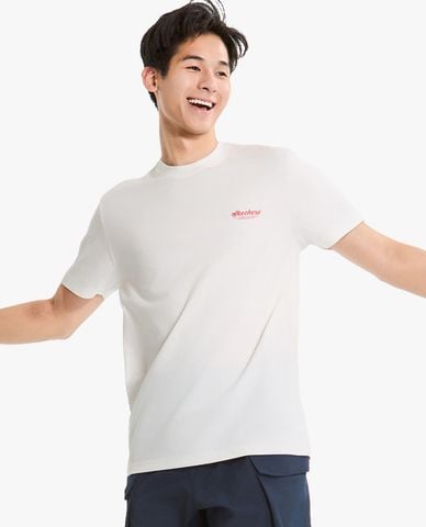  SKECHERS - Áo thun nam cổ tròn tay ngắn CNY 