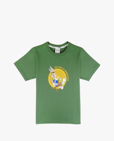  SKECHERS - Áo thun bé trai cổ tròn tay ngắn hiện đại 