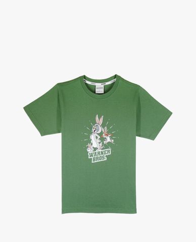  SKECHERS - Áo thun bé gái cổ tròn tay ngắn trẻ trung 