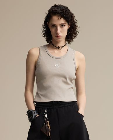  PALLADIUM - Áo ba lỗ nữ cổ tròn Iris logo 