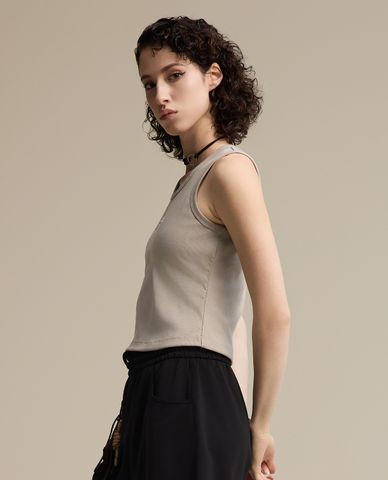  PALLADIUM - Áo ba lỗ nữ cổ tròn Iris logo 