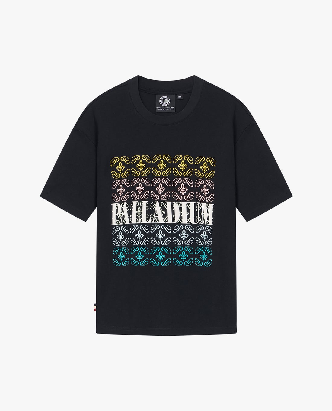 PALLADIUM - Áo thun nam cổ tròn tay ngắn thời trang