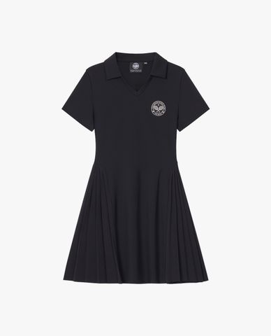  PALLADIUM - Đầm polo mini nữ cổ bẻ tay ngắn 