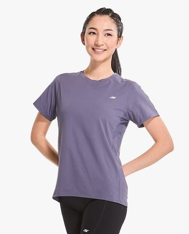  SKECHERS - Áo thun thể thao nữ tay ngắn Performance 