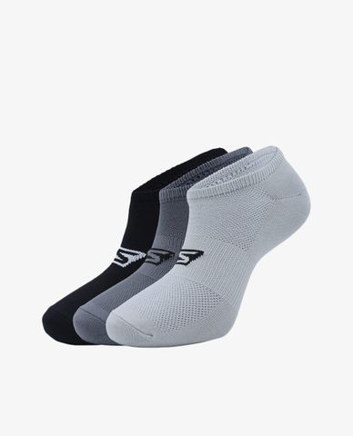  SKECHERS - Set 3 đôi vớ cổ thấp No Show Stretch 