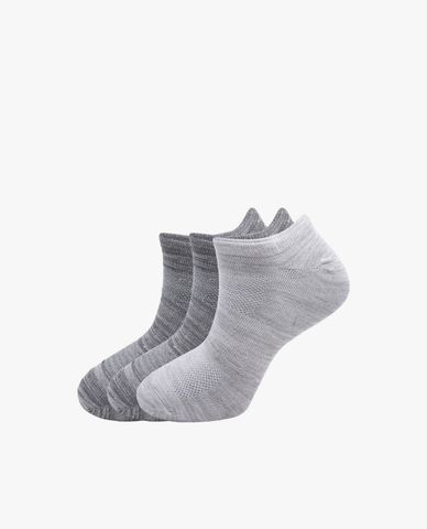  SKECHERS - Set 3 đôi vớ nam cổ thấp thời trang Microfiber Non Terry 