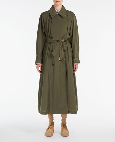  WEEKEND MAX MARA - Áo khoác măng tô nữ dáng dài phối thắt lưng Stegola 