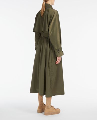  WEEKEND MAX MARA - Áo khoác măng tô nữ dáng dài phối thắt lưng Stegola 