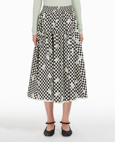  WEEKEND MAX MARA - Chân váy midi xếp li hoạ tiết Ossido 