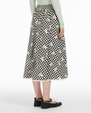  WEEKEND MAX MARA - Chân váy midi xếp li hoạ tiết Ossido 