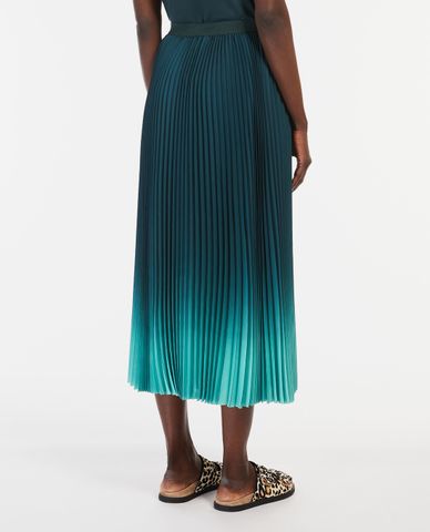  WEEKEND MAX MARA - Chân váy midi lưng cao xếp li Pleated Georgette 