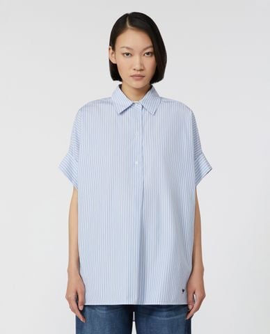  WEEKEND MAX MARA - Áo sơ mi nữ cổ bẻ tay ngắn Ardea 