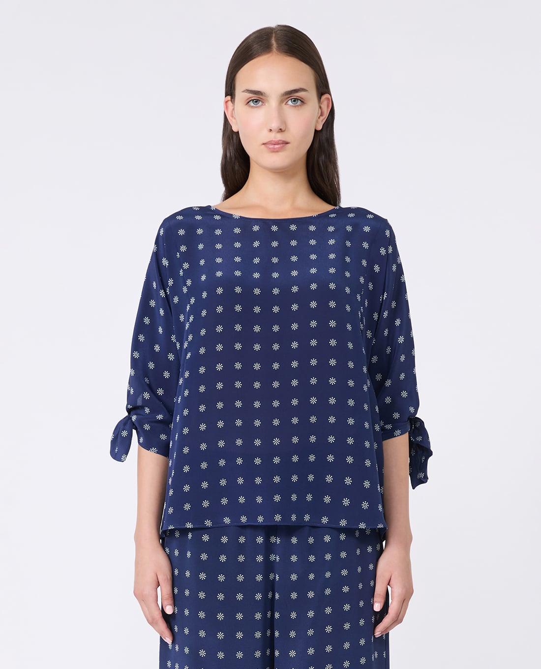 WEEKEND MAX MARA - Áo kiểu nữ cổ tròn tay lỡ Adone