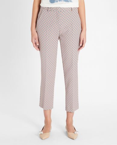  WEEKEND MAX MARA - Quần nữ ống đứng Cotton Jcquard 
